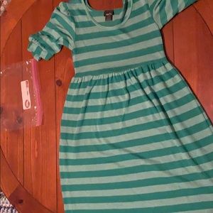 Rue 21 Green Striped Dress